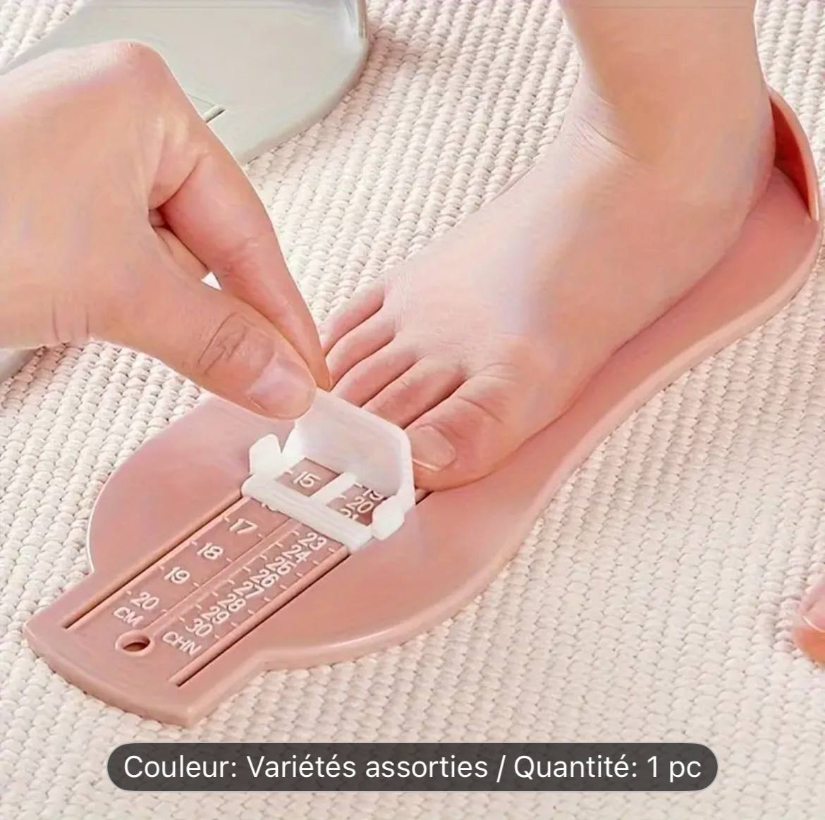 IMG_20250918_120458_268 A02  Règle de Mesure du Pied en Plastique Durable - Outil Facile à Utiliser pour la Taille des Chaussures, Mesurage Précis au Centimètre – Image 1