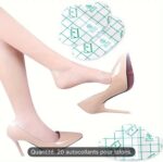 A05  20pcs Protecteurs de Talon en Gel, Coussinets Adhésifs pour Doublures de Talon, Autocollants pour Chaussures, Coussin de Soin des Pieds – Image 4