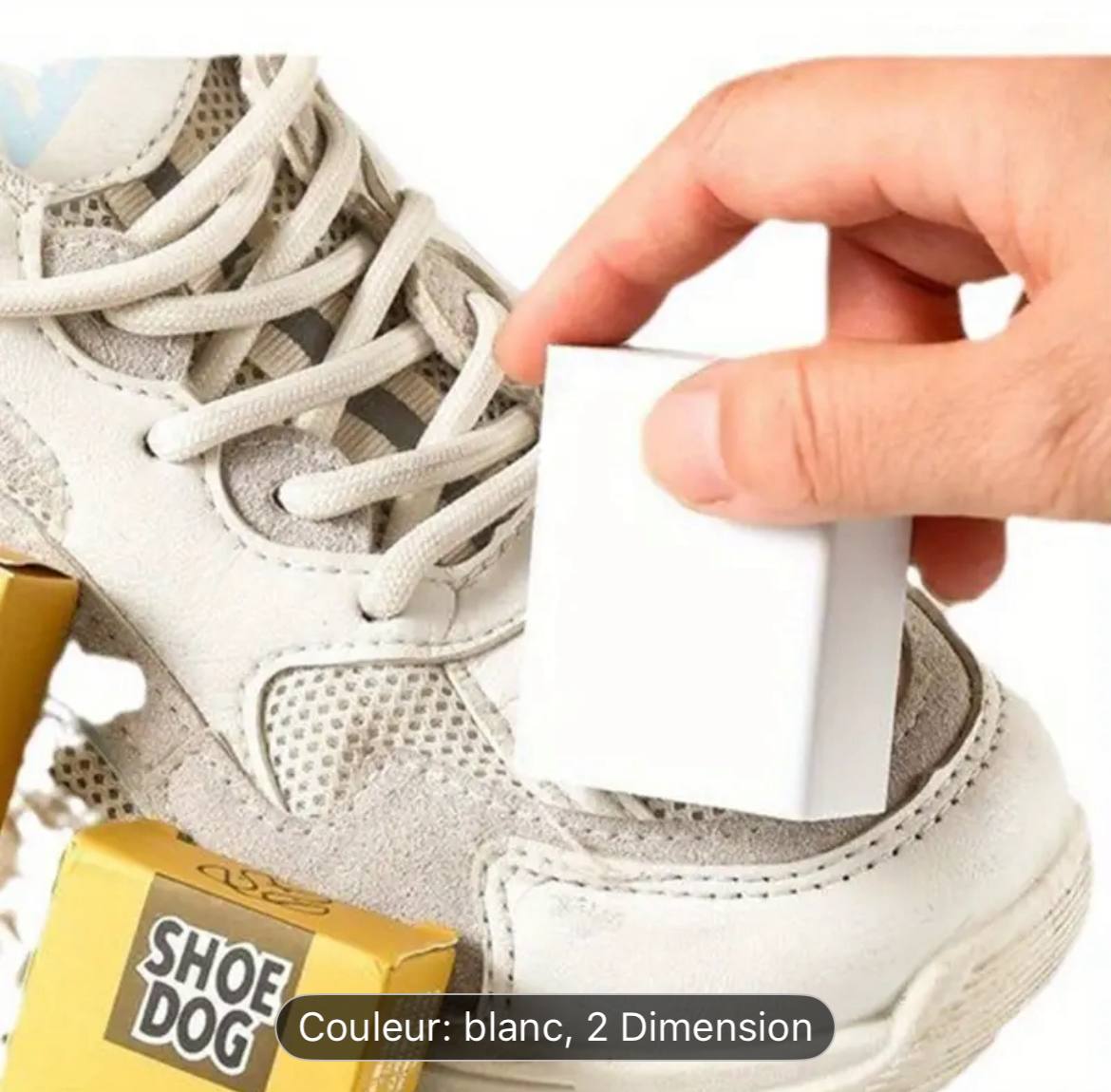 IMG_20250918_162808_969 A06 2pcs Gomme de Nettoyage TPE pour Chaussures - Efficace contre les Taches, Baskets et Bottes – Image 2